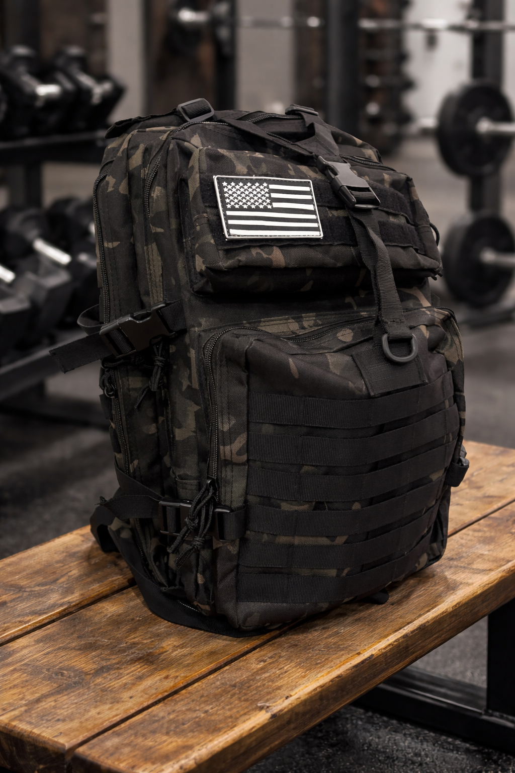 Mochila Táctica 45L Multicam de Alta Resistencia